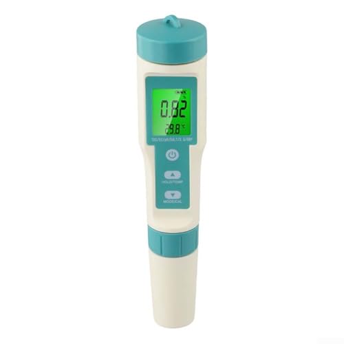 Multifunktionaler Wassertester mit LCD-Display für pH-Wert, Redox, Temperatur in Aquarien und Pools von UTTASU