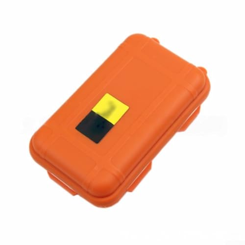 Outdoor-Aufbewahrungsbox mit wasserdichtem, stoßfestem und druckfestem Kunststoffmaterial für zuverlässigen Schutz und Komfort auf Reisen (orange) von UTTASU
