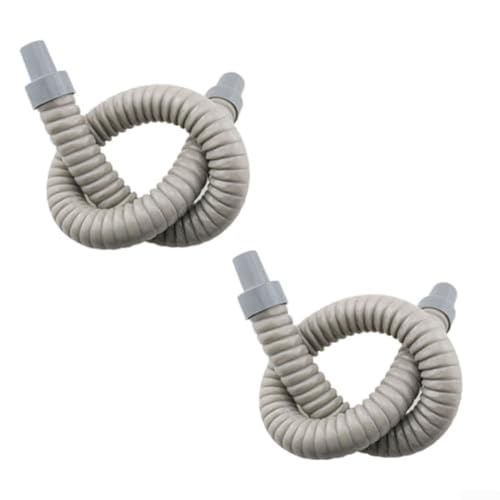 PVC-Ablaufschlauch, geeignet für Klimaanlage, Waschmaschine, Geschirrspüler, flexibler Schlauch für effizienten Wasserablauf, 2 Stück von UTTASU