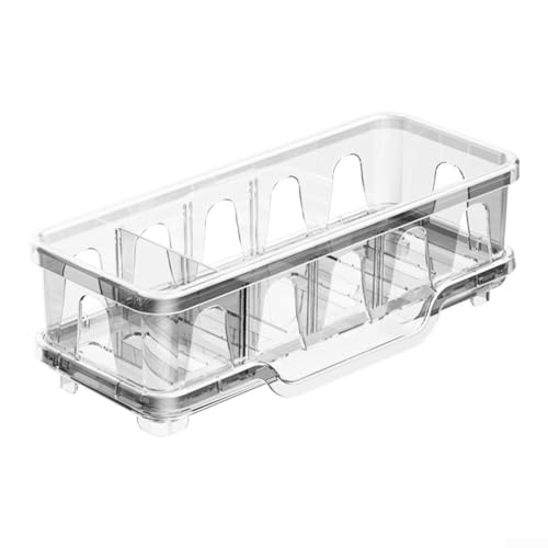 Pflegen Sie die Hygiene in Ihrer Küche mit diesem abnehmbaren Abtropfgestell (transparent) von UTTASU