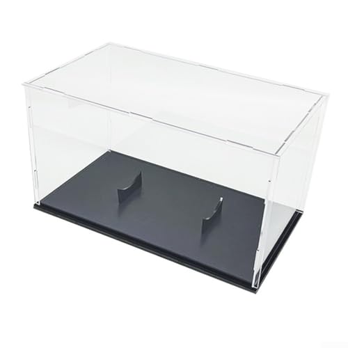 Platzsparende Acryl-Football-Vitrine, staubdicht und einfach zu montieren (schwarz) von UTTASU