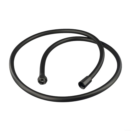 Premium 1 5M PVC Brauseschlauch Perfekte Kompatibilität mit Handbrausen, flexible Nutzung (schwarz) von UTTASU