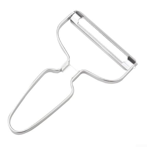 Professioneller Gemüseschäler aus Edelstahl für sanftes Schälen und Schneiden beim Kochen (gezahntes L) von UTTASU