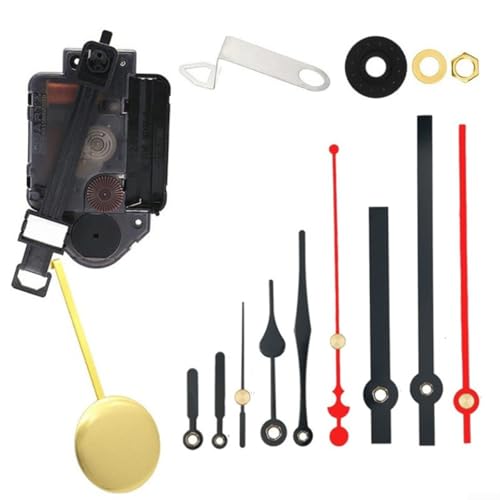 Quarz-Uhrwerk-Ersatz-Set mit Pendel für DIY-Wanduhr-Projekte (C) von UTTASU