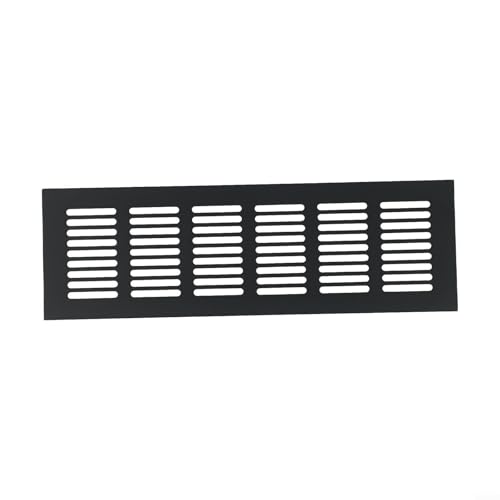 Rechteckige Lüftungsabdeckung für Schränke und Kleiderschränke, Konstruktion aus Aluminiumlegierung für lang anhaltende Leistung und optimale Luftzirkulation (80 x 250 mm) von UTTASU
