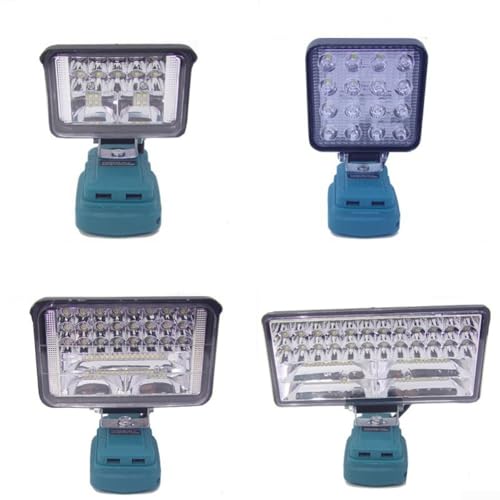 Robuste, schnurlose LED-Taschenlampe mit zwei USB-Ladeanschlüssen für verbesserte Benutzerfreundlichkeit im Feld (15,2 cm) von UTTASU