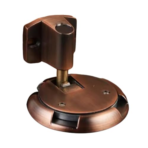 Robuster mechanischer Türstopper aus Zinklegierung mit verstellbarer Höhe für winddichte Türklemme zur Minimierung der Tür (Rotbronze) von UTTASU