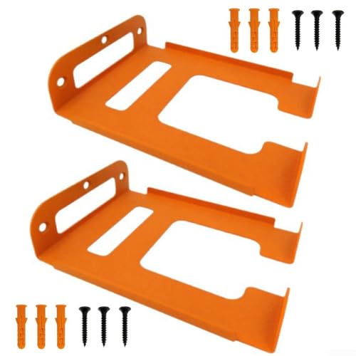 Robustes Rasenmäher-Wandregal für schwere Gartengeräte, Wandmontage für platzsparende und effiziente Organisation in Garage oder Schuppen (2 Stück) von UTTASU