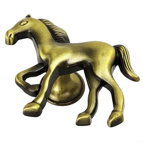 Rustikaler Pferdeschrankgriff, Zinklegierung, dekorieren Sie Ihr Zuhause mit Stil (antike Bronze) von UTTASU