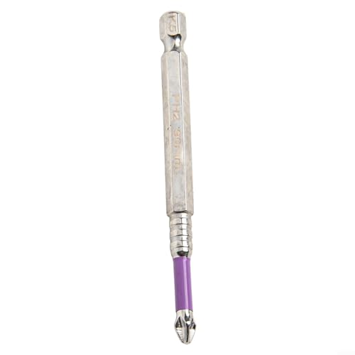 Rutschfester PH2 magnetischer Batchkopf-Schraubendreher-Bohrer mit erhöhter Länge für effizientes Schrauben und Drehmomentkontrolle (90 mm) von UTTASU