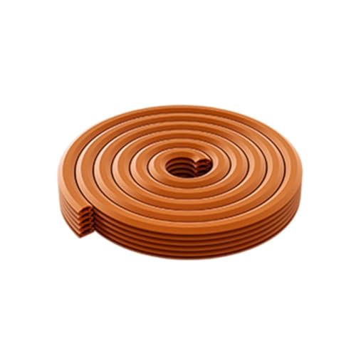 Schalldichte und winddichte verstellbare Türdichtungsleiste, aus flexiblem TPE mit mehrschichtigem Haltepunkt-Design für effektive Geräusch- und Luftstromblockierung (orange) von UTTASU