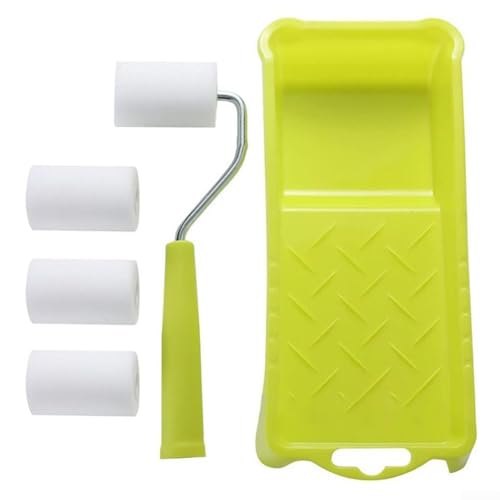 Schaumstoff-Farbroller-Set 5,1 cm Mini-Roller und Tablett für Ausbesserungen und kleine Projekte (D) von UTTASU