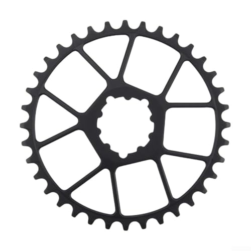 Schmales, breites Design in einem leichten Paket, perfekt geeignet für Wettkampfradfahrer (34T Schwarz) von UTTASU