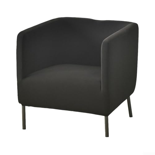 Schonbezug für Sessel mit elastischen Bändern für eine anpassbare, eng anliegende Lösung, Schwarz von UTTASU
