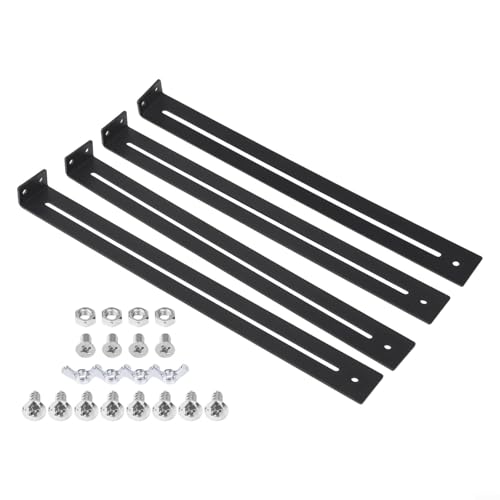 Schubladen-Reparatur-Set mit Möbelverstärkungshalterung und Hardware, entworfen zur Stabilisierung und Unterstützung von Holz-, MDF- und Spanplatten-Schubladen (2 Set) von UTTASU