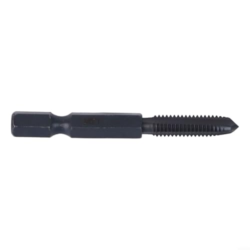 Sechskantschaft HSS Gewindebohrer 2 5 12 mm metrische Größen für präzises Einfädeln auf Holz, Kunststoff und Metalloberflächen in Hand- oder Tischbohrmaschinen (6 mm) von UTTASU