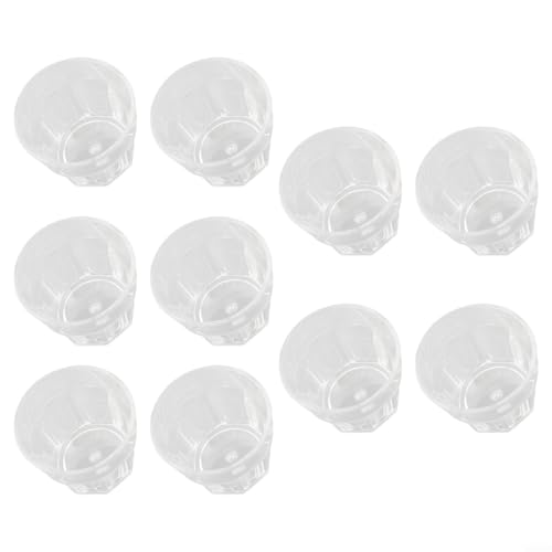 Set mit 10 Acryl-Trinkgläsern mit gedrehtem Design für Ihre Hausbar oder Versammlungen von UTTASU
