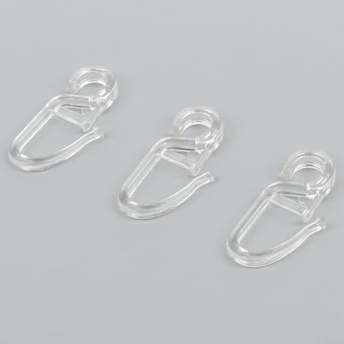 Sichern Sie Ihre Vorhänge mit Leichtigkeit, 100 Stück Clip-on-Haken und 10 mm Ösen von UTTASU