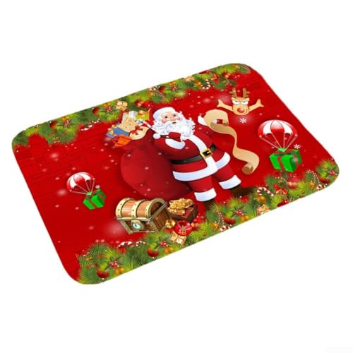 Sleek Holiday Season Bodenmatte, funktioneller rutschfester Teppich, geeignet für alle Wohnbereiche (6) von UTTASU
