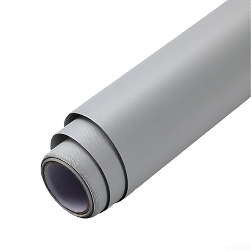 Stilvolle Wanddeko Aufkleber aus PVC für komfortable Wohnräume 0 6m x 10m (hellgrau) von UTTASU