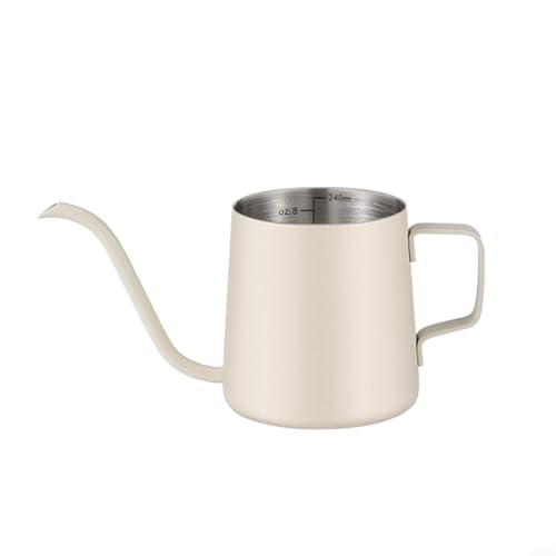Stilvoller Edelstahl-Kaffeekessel 350600 ml Ausgieß-Design (250 ml abgestuft) von UTTASU