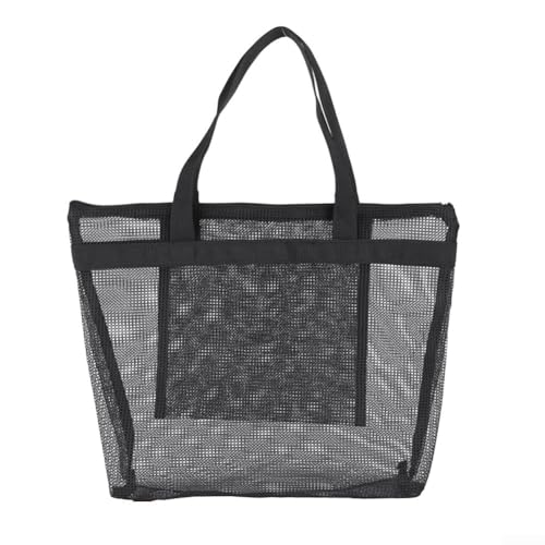 Strandtasche für Damen, perfekt für Strandausflüge, Picknicks und Wochenendausflüge (ZP02 schwarz) von UTTASU
