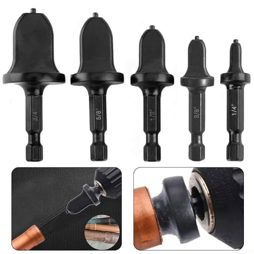 Swaging Tools für Klimaanlagen, 5-teiliges Bördelwerkzeug-Set für HVAC-Anwendungen Swaging Tools für Klimaanlagen, 5-teiliges Bördelwerkzeug-Set für HVAC-Anwendungen von UTTASU