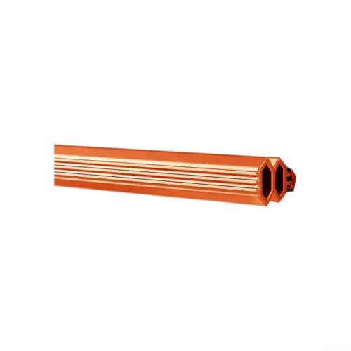 TPE-Isolierstreifen für Türen und Fenster, perfekte Passform, um Zugluft zu blockieren und den Geräuschpegel zu reduzieren (Orange) von UTTASU