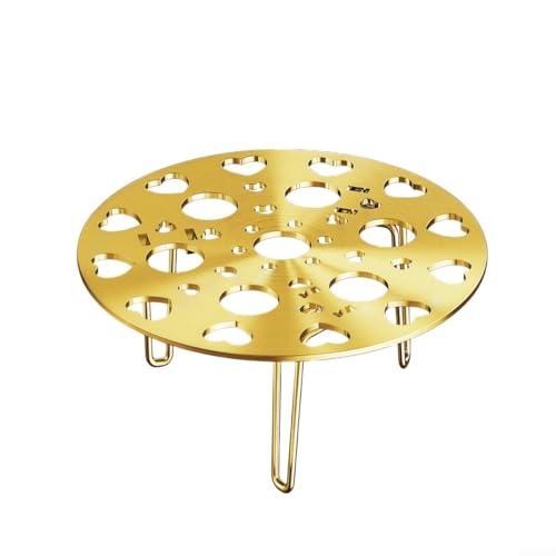 The Kitchen Companion Ein zuverlässiger Edelstahl-Dampfbehälter mit praktischen Funktionen (13,5 cm Gold) von UTTASU