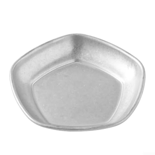 Tragbare Edelstahl-Kaffeebohnen-Wiegeplatte, praktische Ablageschale (C) von UTTASU