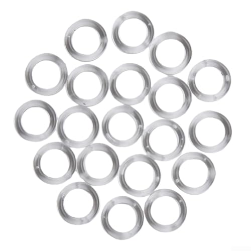 Transparente Kunststoff-Vorhangteile für Raffrollos in Mengen von 20, 50 oder 100 Stück mit einem Durchmesser von 14 mm (50 Stück) von UTTASU