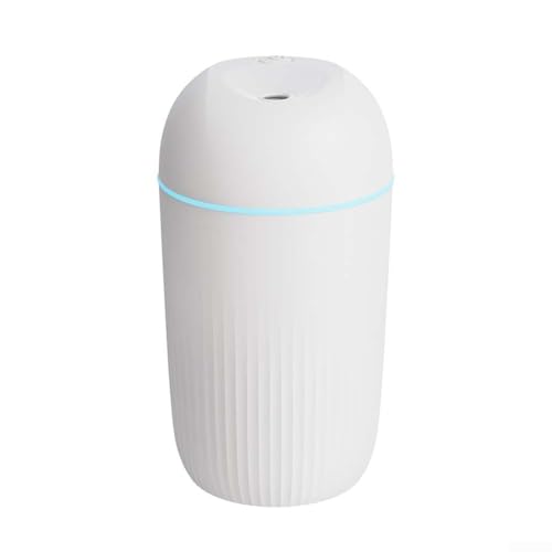 USB-Mini-Luftbefeuchter, 420 ml, leiser Betrieb zu Hause, für mehr Komfort (420 ml weiß) von UTTASU