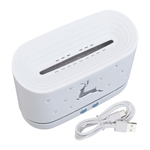 USB-betriebener Aromatherapie-Luftbefeuchter mit einzigartigem Flammenlichteffekt, große Kapazität für den kontinuierlichen Einsatz zu Hause oder im Hotel von UTTASU
