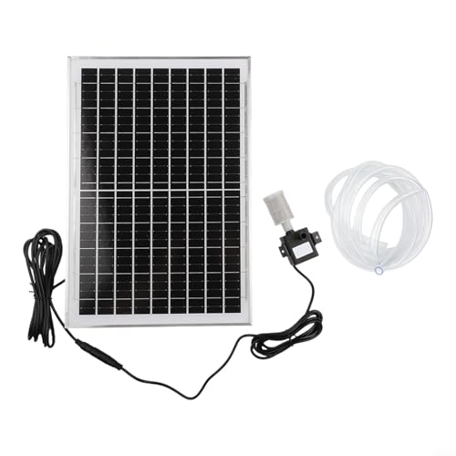 UTTASU 10W Solar Wasserpumpe Mit Filter Teichpumpe Tauchpumpe Umwälzpumpe Für Fischteich Garten Wasserzirkulation Sauerstoffpumpe Solarpanel 9V Filterpumpe von UTTASU
