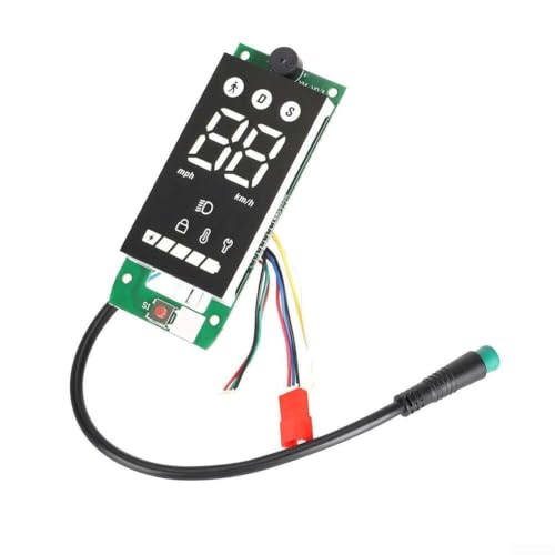 UTTASU Elektroroller Armaturenbrett für Xiaomi Elektroroller Armaturenbrett Leiterplatte Display Panel für 4Lite 2. Generation Scooter Blinker Bedienfeld ABS Material (B) von UTTASU