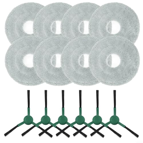 UTTASU Für Roomba Plus Staubsauger Ersatzteile Set Seitenbürsten Und Wischmopp Tücher Für 405-Combo/505-Combo Zubehör Für Roboterstaubsauger 6 Bürsten 8 Wischtücher UTTASU Für Roomba Plus Staubsauger Ersatzteile Set Seitenbürsten Und Wischmopp Tücher Für 405-Combo/505-Combo Zubehör Für Roboterstaubsauger 6 Bürsten 8 Wischtücher von UTTASU
