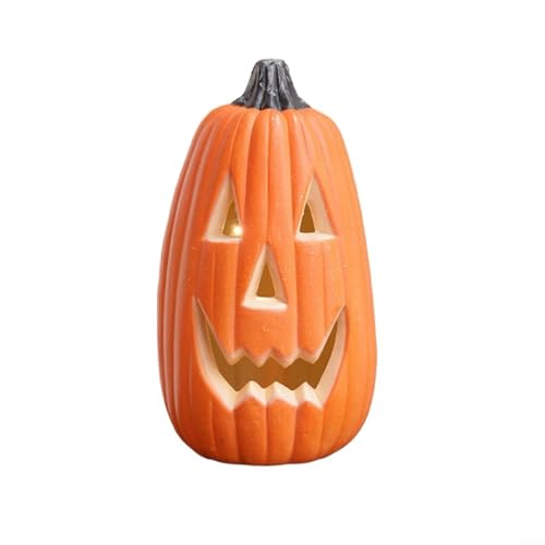 UTTASU Halloween LED Kürbis Laterne Outdoor Dekoration, Orange Kunststoff Jack-O'-Lantern Licht mit Batteriegehäuse für gruseligen Garten, Veranda, Party und Zuhause, wetterbeständiges festliches UTTASU Halloween LED Kürbis Laterne Outdoor Dekoration, Orange Kunststoff Jack-O'-Lantern Licht mit Batteriegehäuse für gruseligen Garten, Veranda, Party und Zuhause, wetterbeständiges festliches von UTTASU