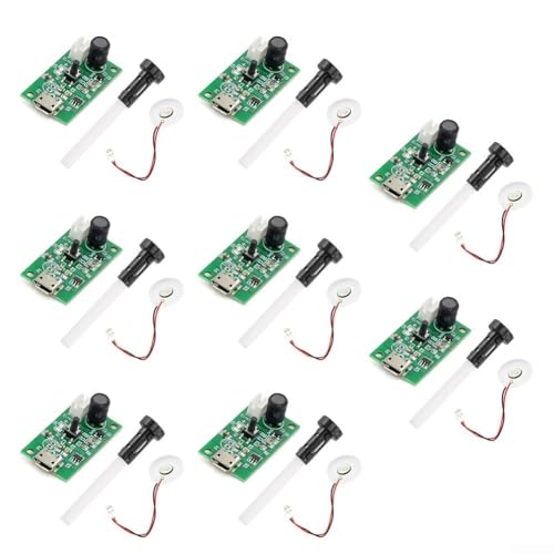 UTTASU Luftbefeuchter, Luftbefeuchter für Schlafzimmer, Luftbefeuchter für Zuhause, USB-Luftbefeuchter-Modul, 5 V, Zerstäubungsplatte, Nebelhersteller-Kit für DIY-Projekte, 8 Stück UTTASU Luftbefeuchter, Luftbefeuchter für Schlafzimmer, Luftbefeuchter für Zuhause, USB-Luftbefeuchter-Modul, 5 V, Zerstäubungsplatte, Nebelhersteller-Kit für DIY-Projekte, 8 Stück von UTTASU