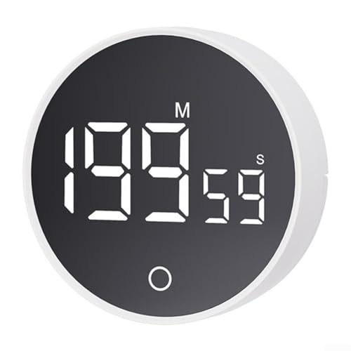 UTTASU Magnetischer Küchentimer mit großem LED-Bildschirm, 199 Minuten digitaler Countdown-Timer mit einstellbarer Lautstärke und Helligkeitseinstellungen zum Kochen, Backen, Sportaktivitäten (weiß) UTTASU Magnetischer Küchentimer mit großem LED-Bildschirm, 199 Minuten digitaler Countdown-Timer mit einstellbarer Lautstärke und Helligkeitseinstellungen zum Kochen, Backen, Sportaktivitäten (weiß) von UTTASU