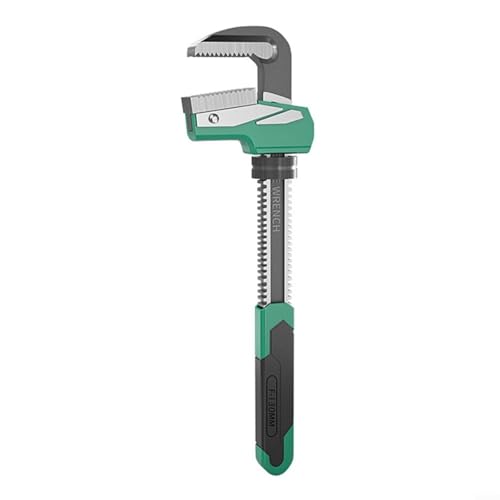UTTASU Robuste F-Rohrzange mit gezacktem Backengriff, verschleißfeste Stahlkonstruktion, ergonomischer Griff für bessere Gewichtsverteilung und Komfort (80 mm) von UTTASU