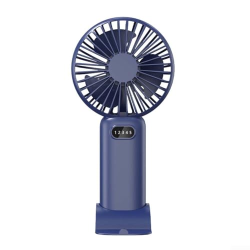 UTTASU Tragbarer Handventilator mit USB-Aufladung, kompakte und bequeme Kühlung (Marineblau) von UTTASU