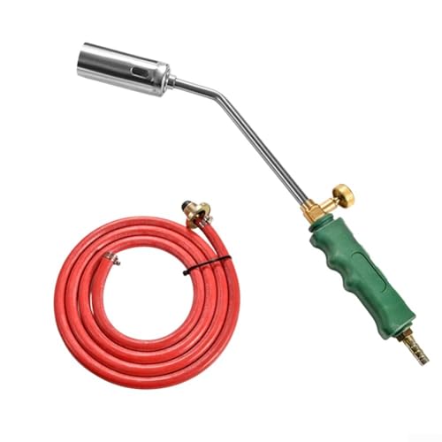 UTTASU Tragbarer Propan-Flammenwerfer, Brenner mit einem Schalter, Brenner mit Edelstahldüse, Kupferschalter für das Kochen im Freien, Heizung, Zuhause, Garten, 40 cm Länge (Typ 35) von UTTASU