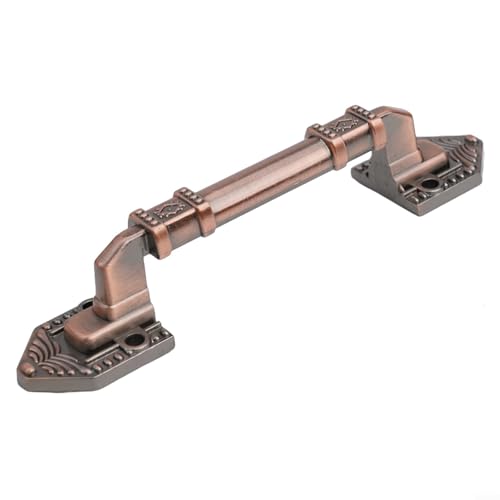 UTTASU Türgriff aus rostbeständiger Aluminiumlegierung, europäischer antiker Stil, freiliegendes Push-Pull-Design, geeignet für Schränke, Schiebetüren und Kleiderschränke (150 mm) von UTTASU