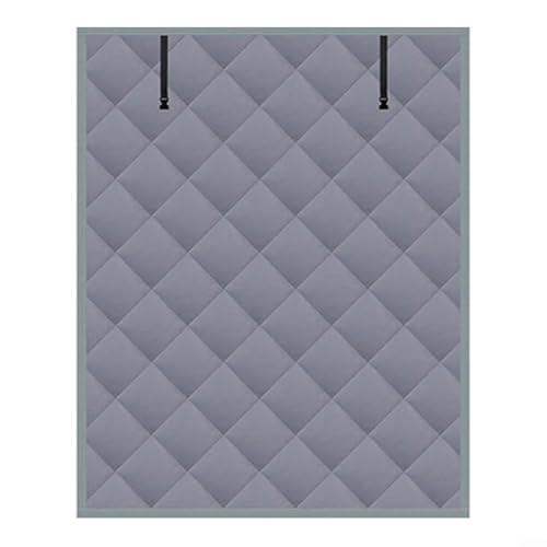 UTTASU Winter-Fenster-Isolierabdeckungs-Set, strapazierfähiges Oxford-Gewebe, Wärmeisolator mit weicher Baumwolle, energiesparender Hitzeschutz für Zuhause, Wohnzimmer, Küche, Grau (119,4 x 160 cm) von UTTASU