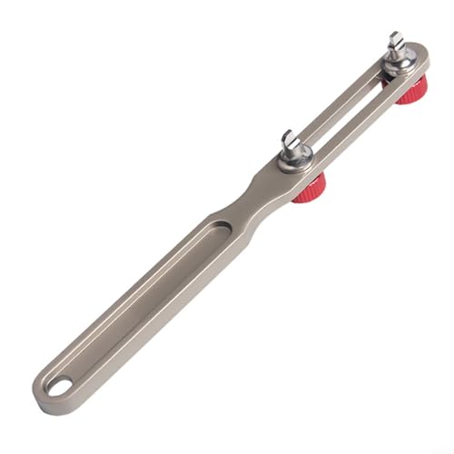 Uhrenöffner aus Stahl, runde und quadratische Form, 17,5 x 1,5 cm, bequemer Griff für Batteriewechsel und Gehäuseöffnung, unverzichtbares Uhren-Reparatur-Set Zubehör (quadratisch) von UTTASU
