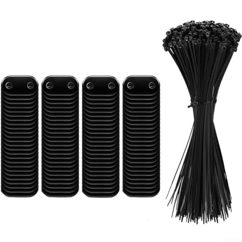Umfassende für PVC Sichtschutz Installation Clips Wetterfest Set mit 50 oder 100 Stück (100PCS) von UTTASU