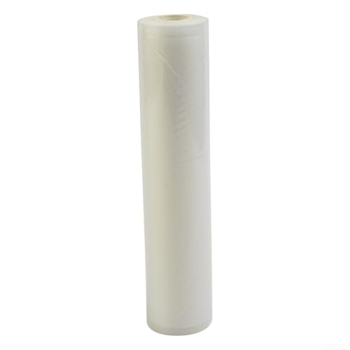 Vakuumrolle für Lebensmittel, 500 cm, hält Fleisch, Obst und Gemüse länger frisch, verstellbare Beutellänge, um Lebensmittelabfälle zu minimieren und den Geschmack zu erhalten (25 x 500 cm) von UTTASU