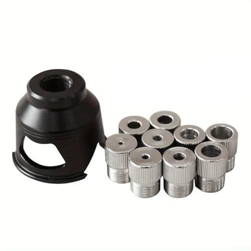 Verstellbare vertikale Bohrführung Dübelvorrichtung für vertikale Positionierung und kontrollierte Tiefe in Holzbohranwendungen einschließlich Möbelherstellung (schwarz) von UTTASU