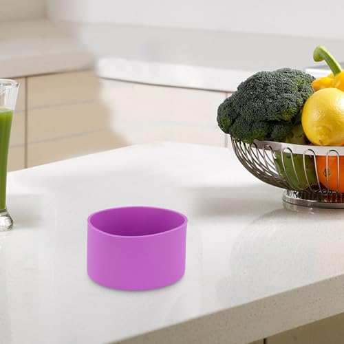 Wärmeisolierende Silikonhülle für Glas-Trinkgeschirr und effektiv (transparent) von UTTASU