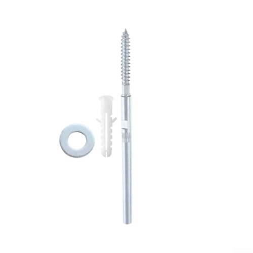 Wandmontierte schwebende Regalhalterung mit Stützstiften für robuste Tragfähigkeit, Metallkonstruktion hält bis zu 6,8 kg, für Heim- und Büroregale (8 x 100) von UTTASU